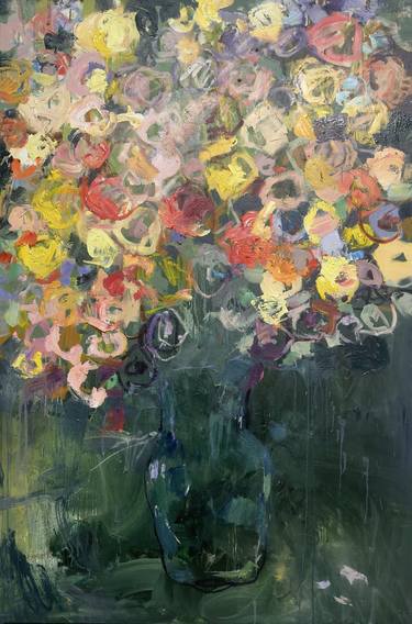 Print of Impressionism Floral Paintings by Lilia Orlova-Holmes