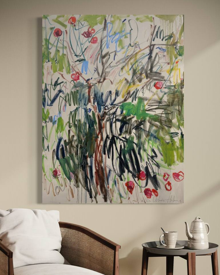 Original Expressionism Landscape Painting by Lilia Orlova-Holmes