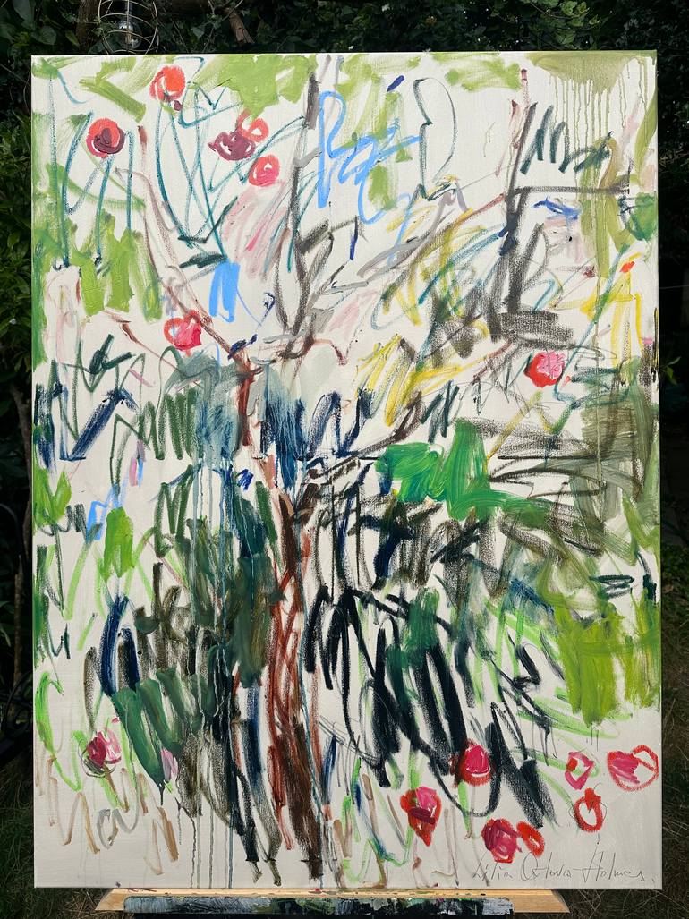 Original Expressionism Landscape Painting by Lilia Orlova-Holmes