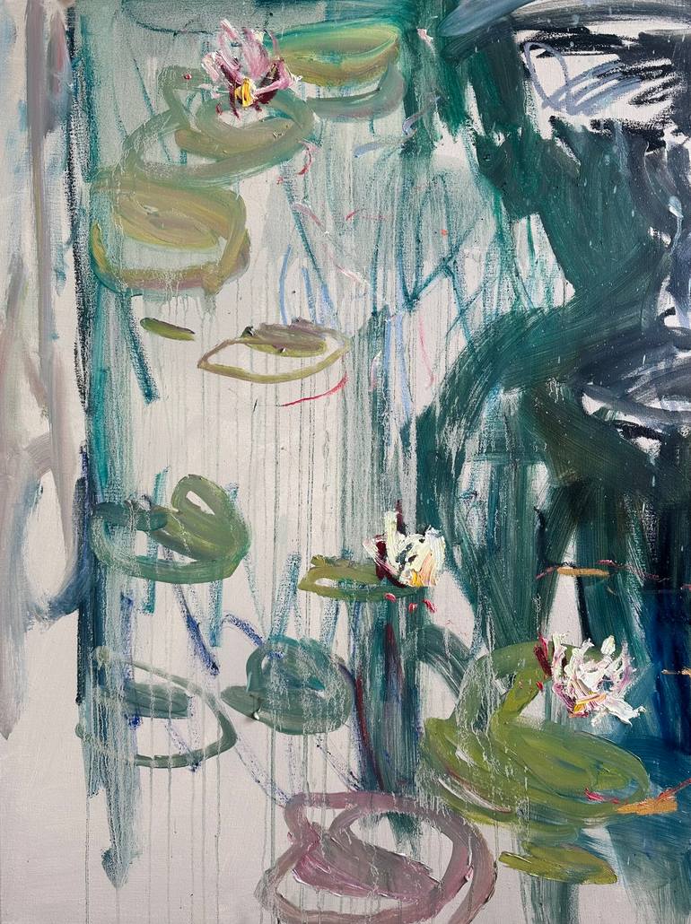 Original Abstract Expressionism Nature Painting by Lilia Orlova-Holmes