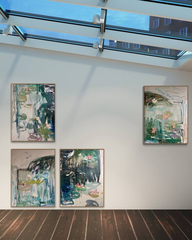 Original Abstract Expressionism Nature Painting by Lilia Orlova-Holmes