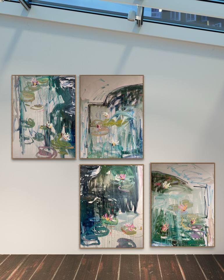 Original Abstract Expressionism Nature Painting by Lilia Orlova-Holmes