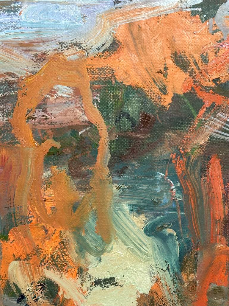 Original Abstract Expressionism Abstract Painting by Lilia Orlova-Holmes