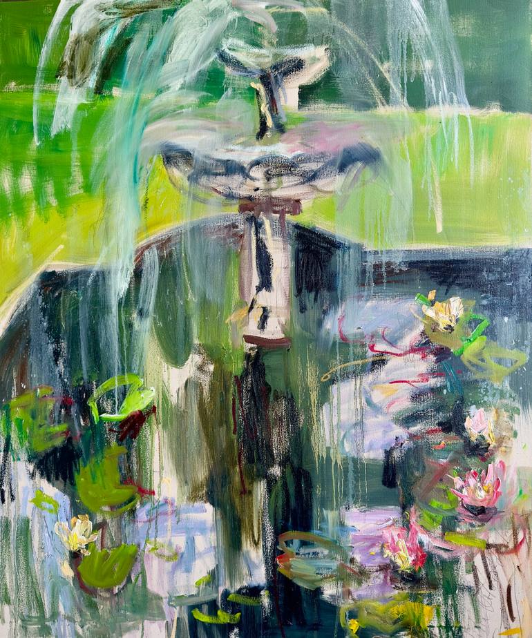 Water Fountain paintings | Saatchi Art