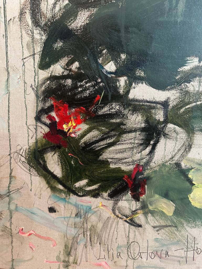 Original Expressionism Abstract Painting by Lilia Orlova-Holmes