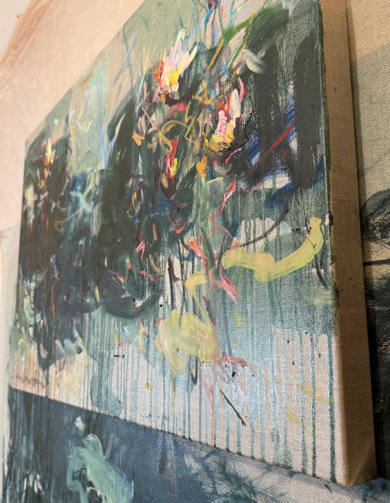 Original Expressionism Abstract Painting by Lilia Orlova-Holmes