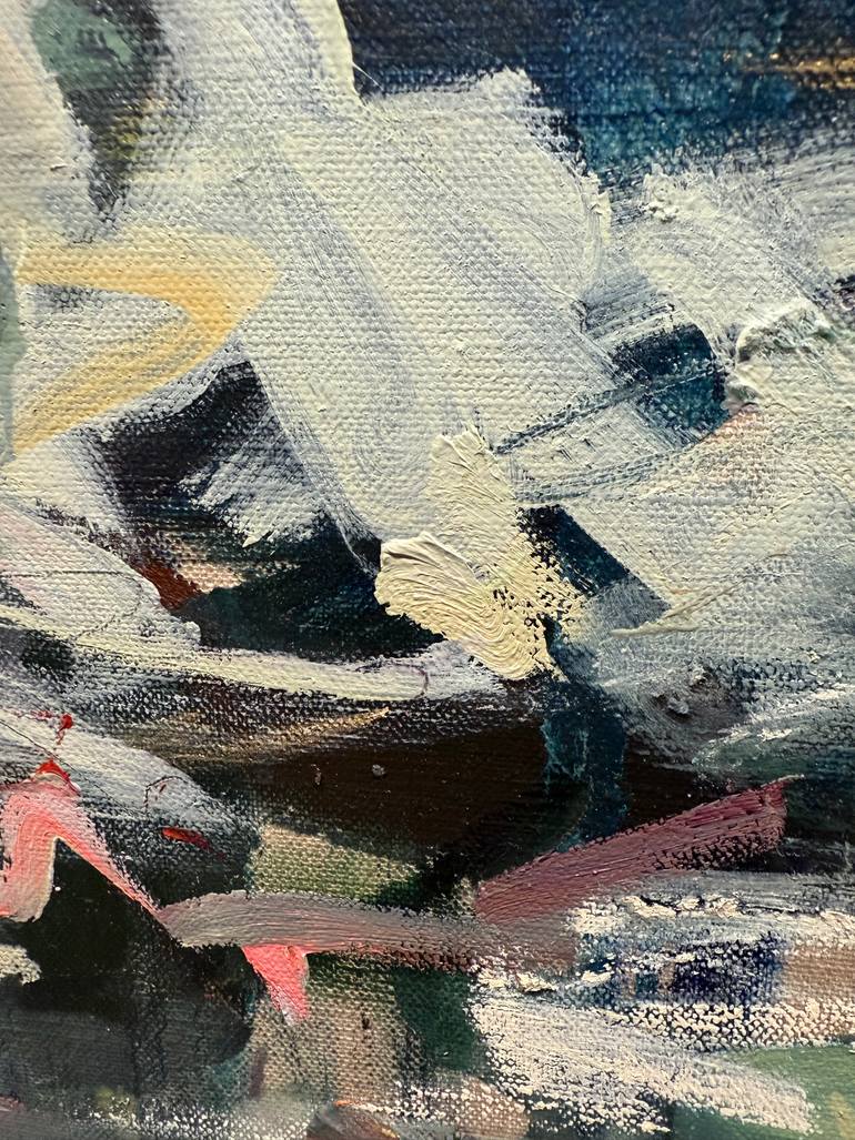 Original Expressionism Abstract Painting by Lilia Orlova-Holmes