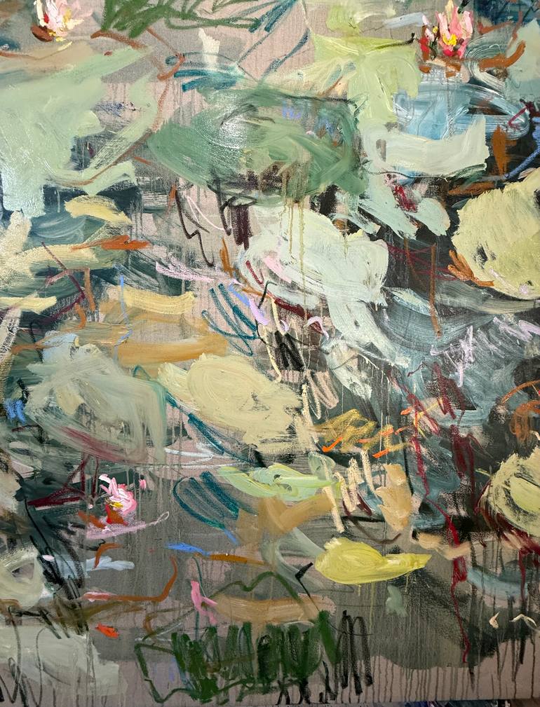 Original Abstract Expressionism Abstract Painting by Lilia Orlova-Holmes