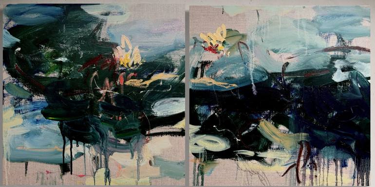 Original Abstract Nature Paintings by Lilia Orlova-Holmes