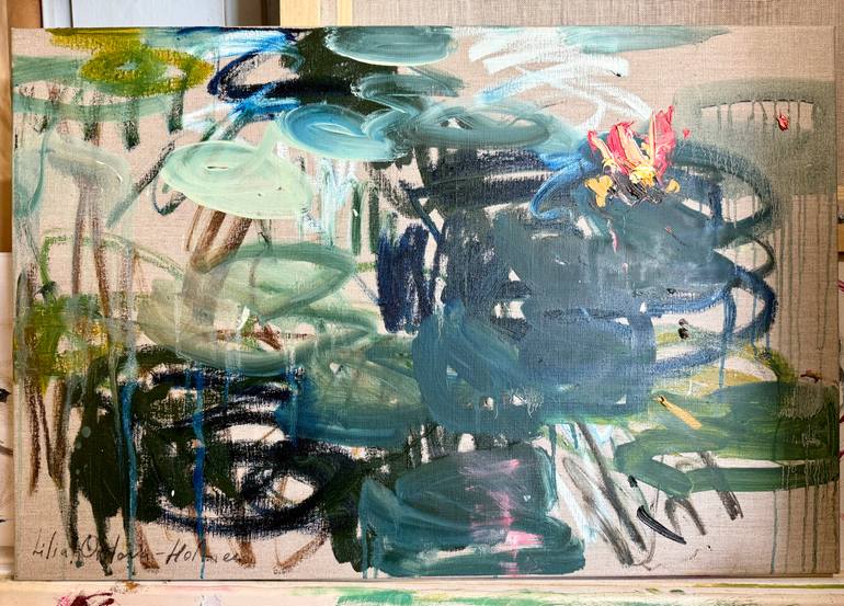 Original Abstract Nature Painting by Lilia Orlova-Holmes