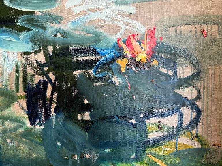 Original Abstract Nature Painting by Lilia Orlova-Holmes