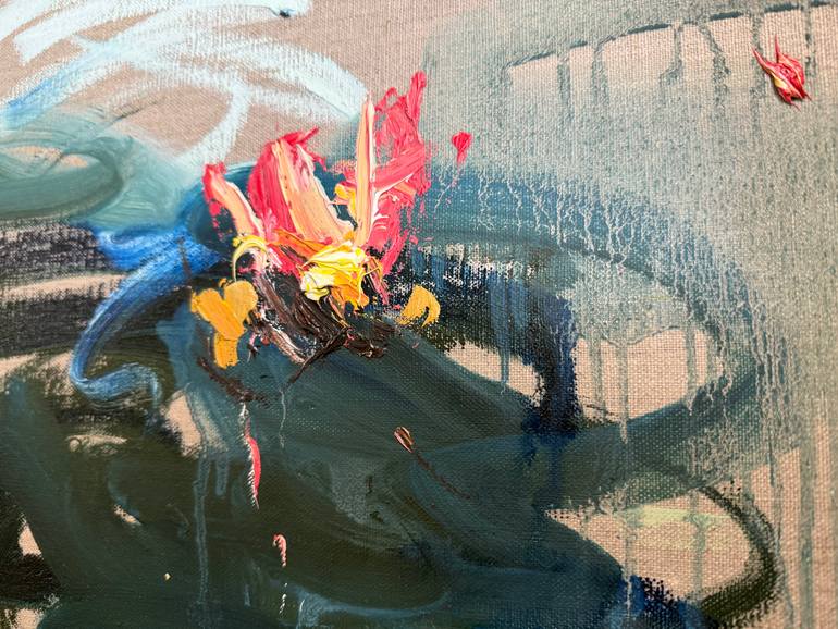 Original Abstract Nature Painting by Lilia Orlova-Holmes