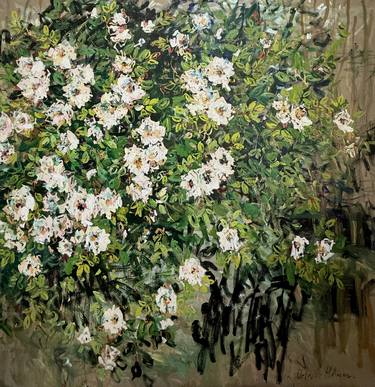 Original Impressionism Garden Paintings by Lilia Orlova-Holmes