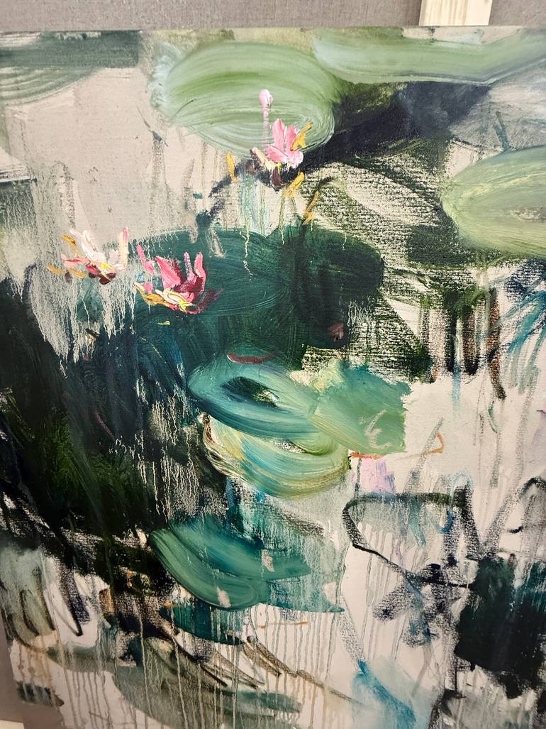 Original Expressionism Abstract Painting by Lilia Orlova-Holmes