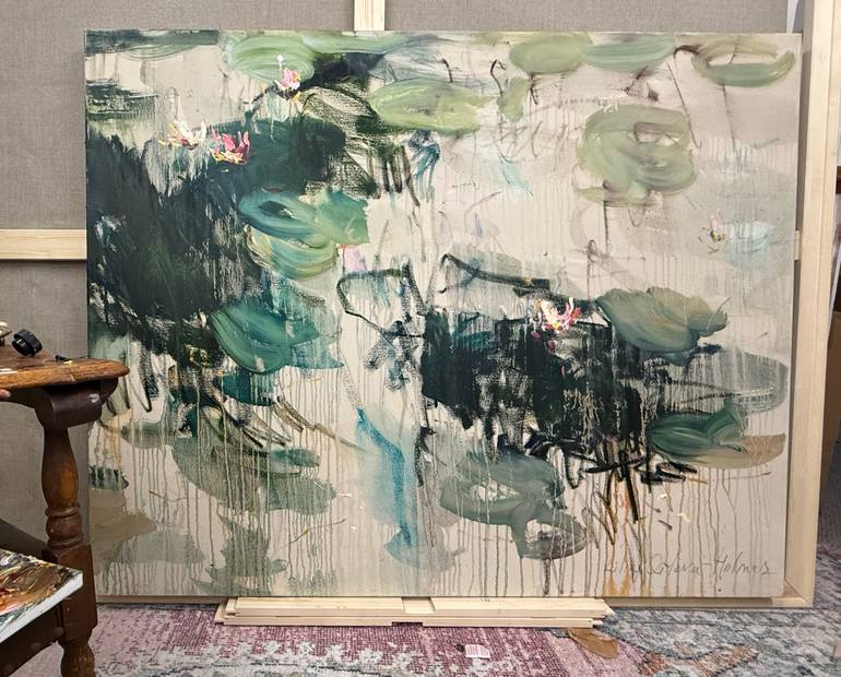 Original Expressionism Abstract Painting by Lilia Orlova-Holmes