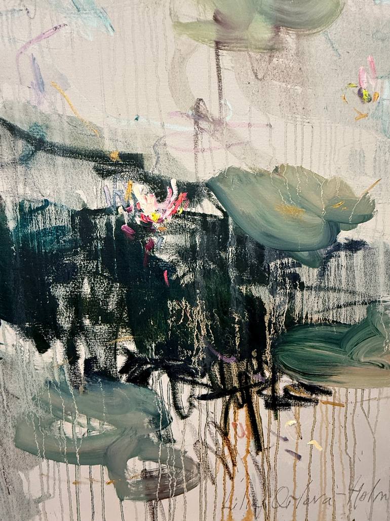Original Expressionism Abstract Painting by Lilia Orlova-Holmes