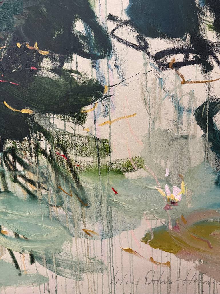 Original Expressionism Abstract Painting by Lilia Orlova-Holmes