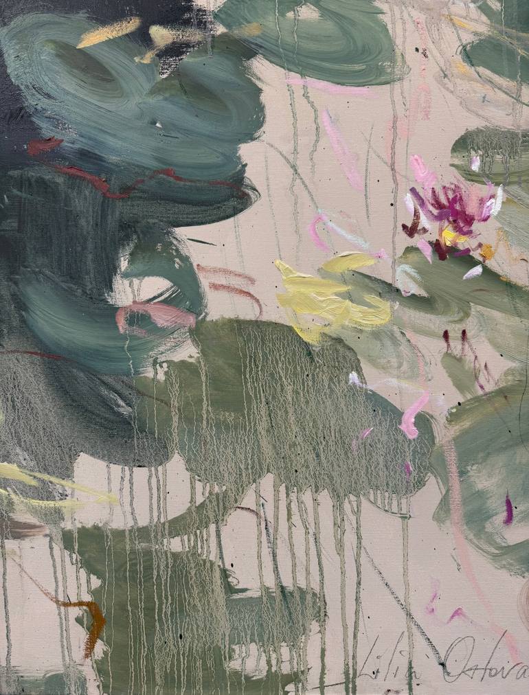 Original Expressionism Abstract Painting by Lilia Orlova-Holmes