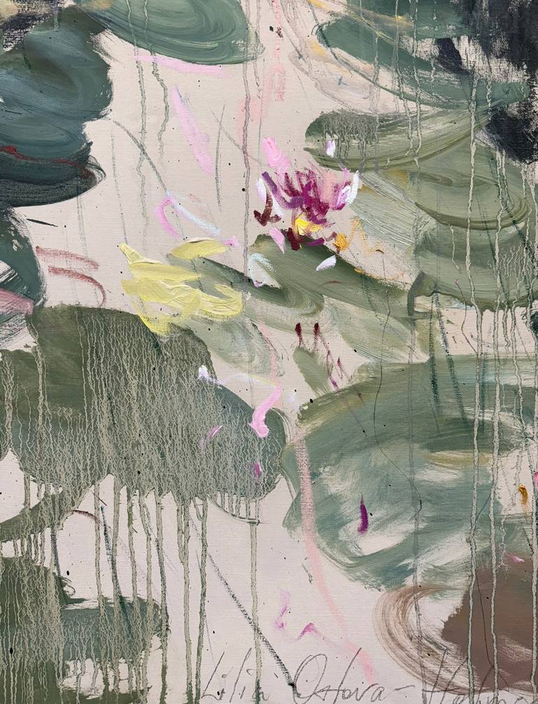 Original Expressionism Abstract Painting by Lilia Orlova-Holmes