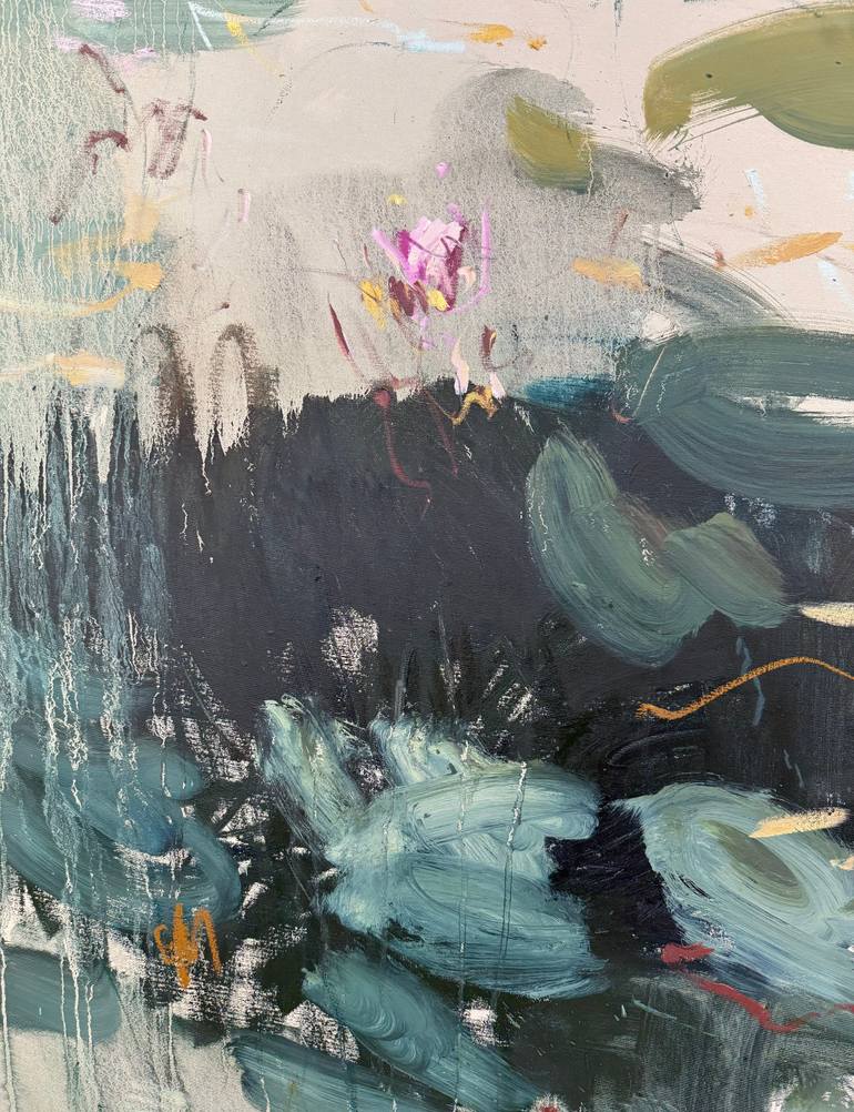 Original Expressionism Abstract Painting by Lilia Orlova-Holmes