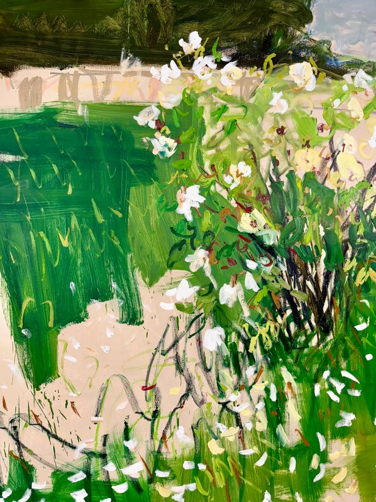 Original Contemporary Garden Painting by Lilia Orlova-Holmes