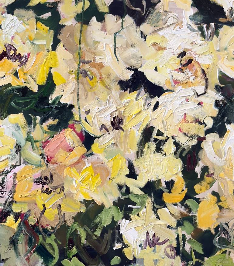 Original Impressionism Floral Painting by Lilia Orlova-Holmes