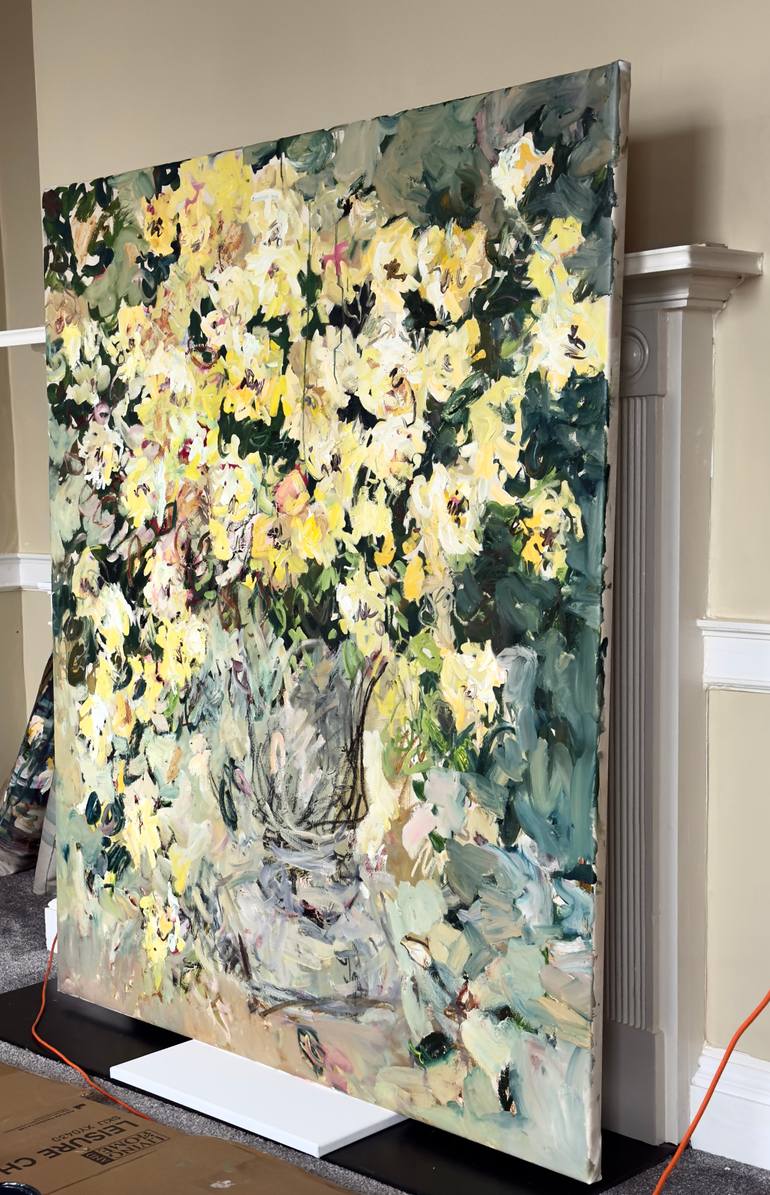 Original Impressionism Floral Painting by Lilia Orlova-Holmes