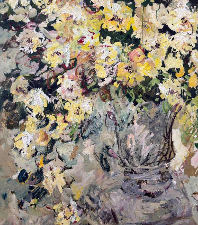 Original Impressionism Floral Painting by Lilia Orlova-Holmes