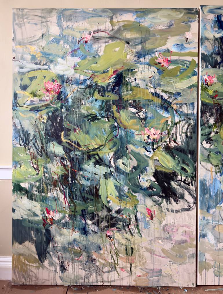 Original Abstract Nature Painting by Lilia Orlova-Holmes