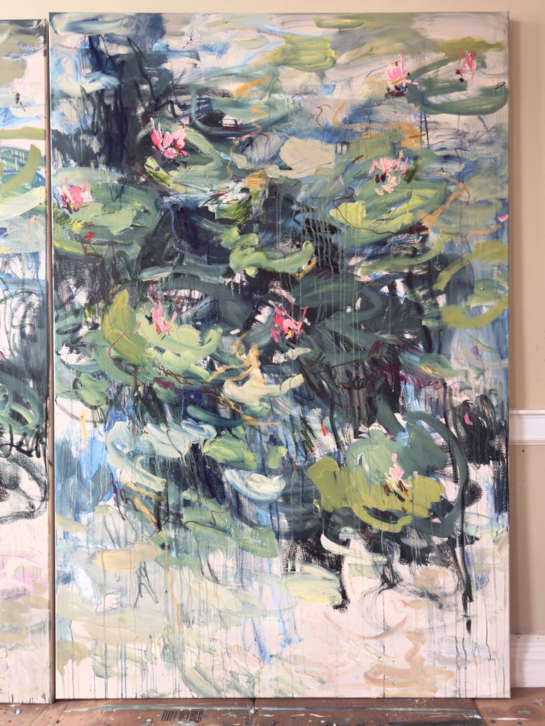 Original Abstract Nature Painting by Lilia Orlova-Holmes