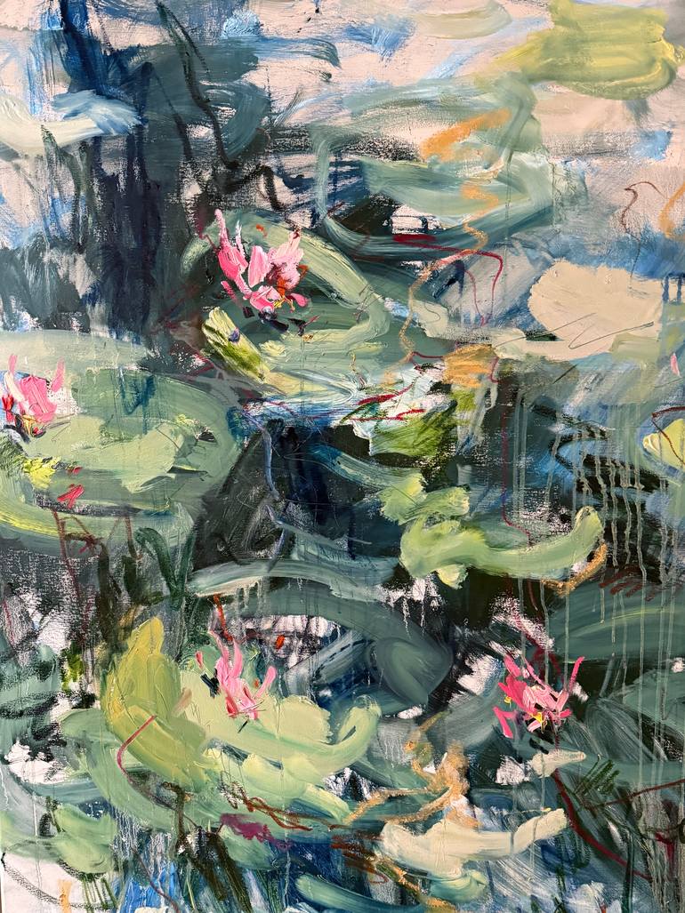 Original Abstract Nature Painting by Lilia Orlova-Holmes