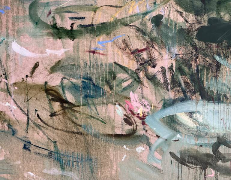 Original Abstract Expressionism Abstract Painting by Lilia Orlova-Holmes