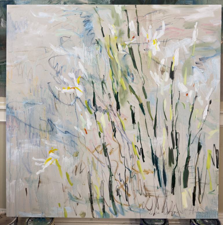 Original Minimalism Landscape Painting by Lilia Orlova-Holmes