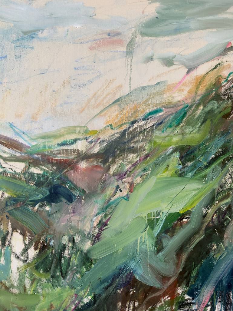 Original Abstract Expressionism Abstract Painting by Lilia Orlova-Holmes