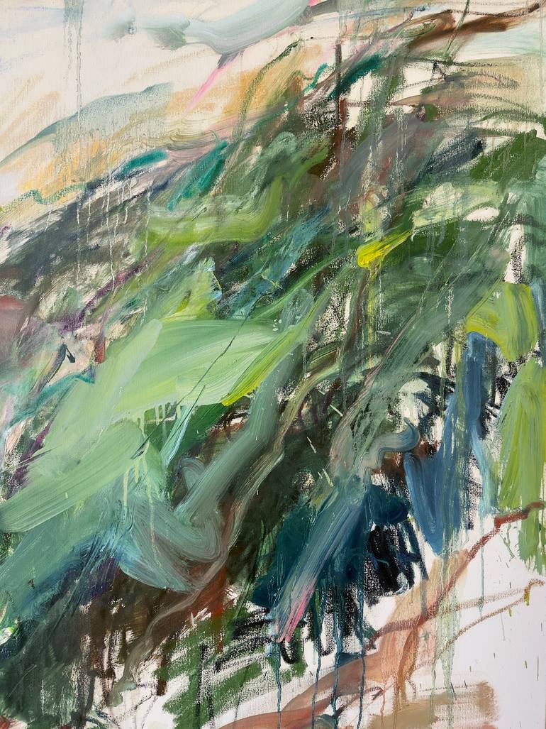Original Abstract Expressionism Abstract Painting by Lilia Orlova-Holmes