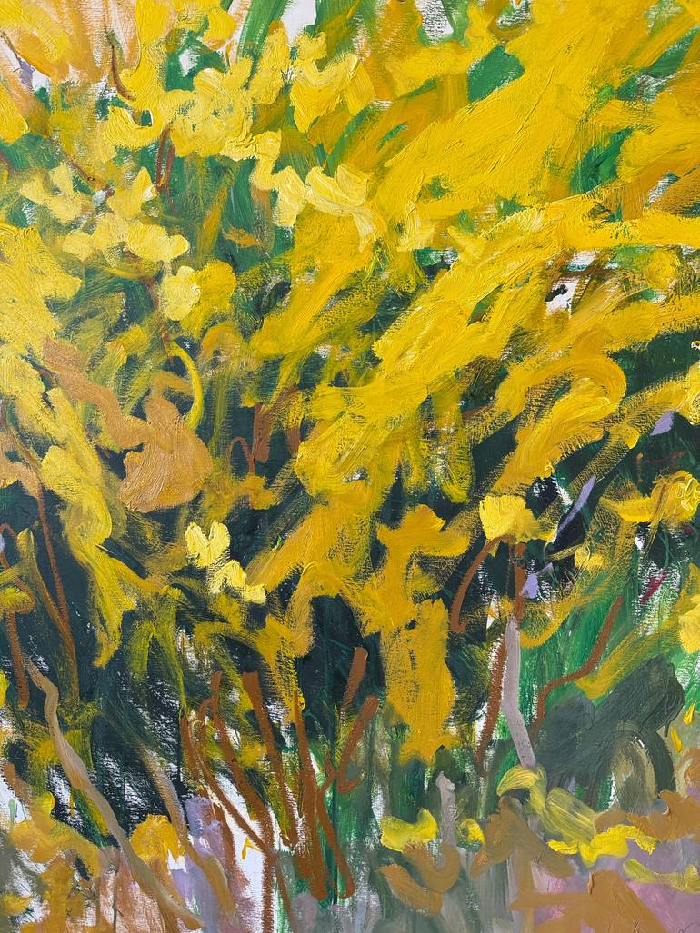Original Expressionism Abstract Painting by Lilia Orlova-Holmes