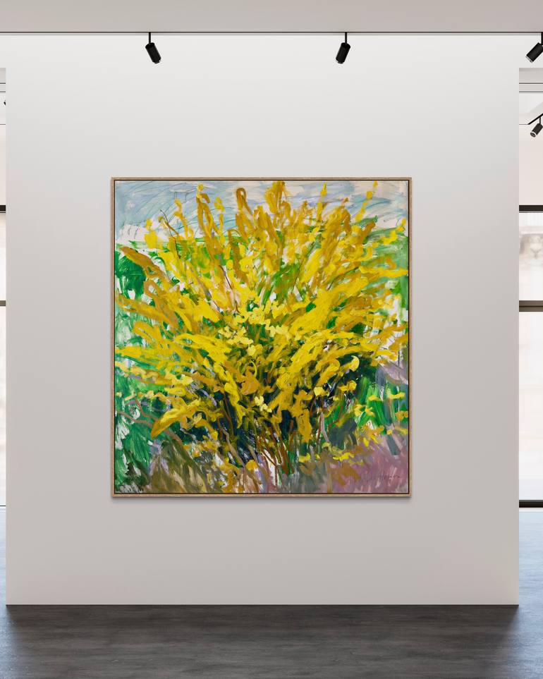 Original Expressionism Abstract Painting by Lilia Orlova-Holmes