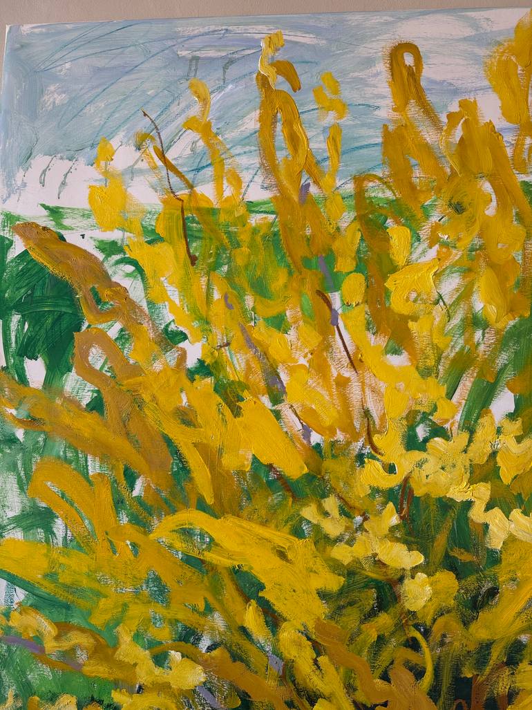 Original Expressionism Abstract Painting by Lilia Orlova-Holmes