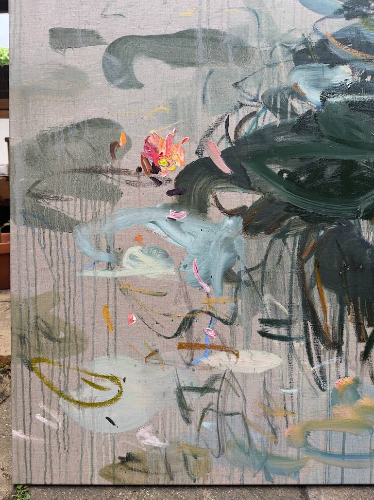 Original Expressionism Abstract Painting by Lilia Orlova-Holmes