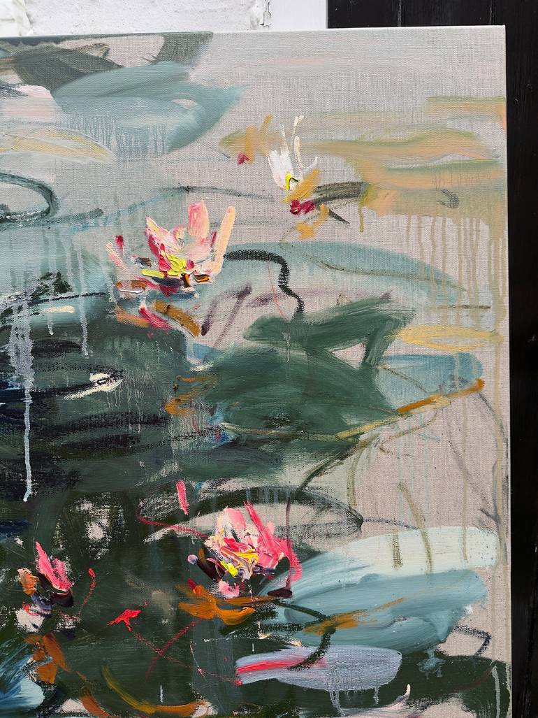 Original Expressionism Abstract Painting by Lilia Orlova-Holmes