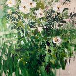 White roses by Lilia Orlova-Holmes