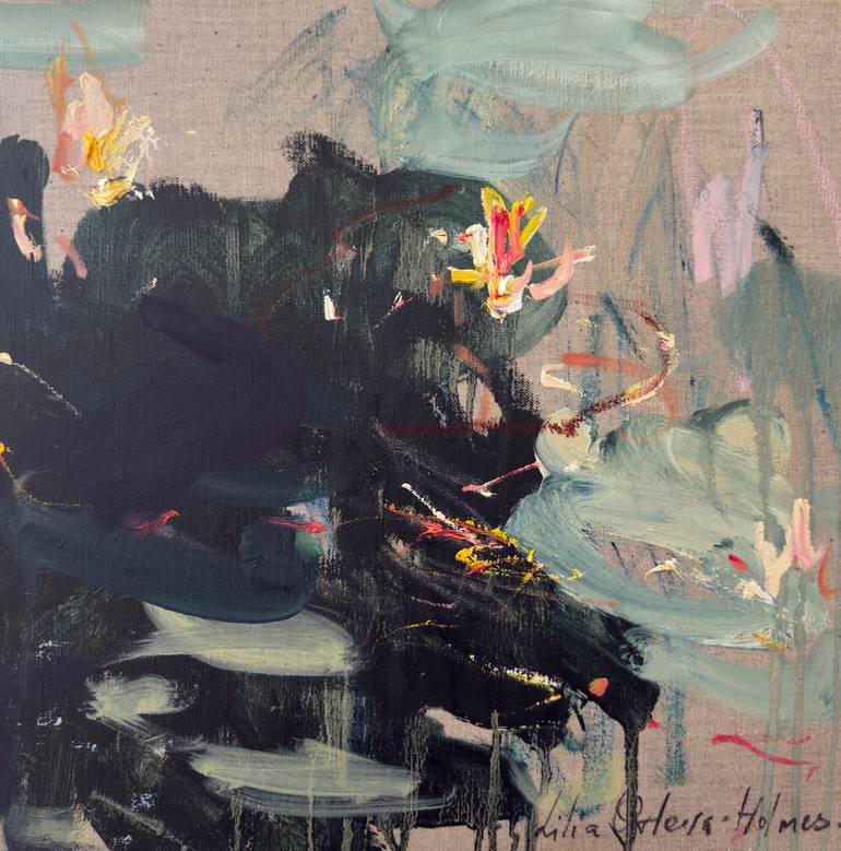 Spring day abstract Painting by Lilia Orlova-Holmes | Saatchi Art