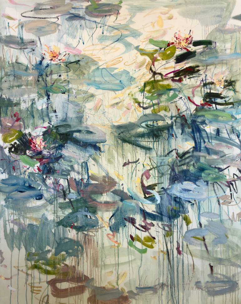 Spring day abstract Painting by Lilia Orlova-Holmes | Saatchi Art