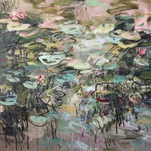 The old pond. Sound of water
