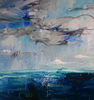 Print of Abstract Seascape Paintings by Lilia Orlova-Holmes