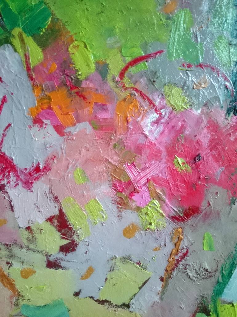 Original Modern Abstract Painting by Lilia Orlova-Holmes