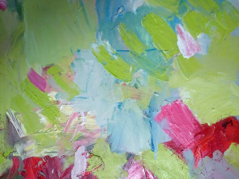 Original Modern Abstract Painting by Lilia Orlova-Holmes