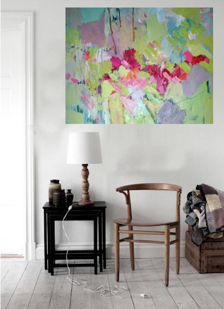 Original Modern Abstract Painting by Lilia Orlova-Holmes