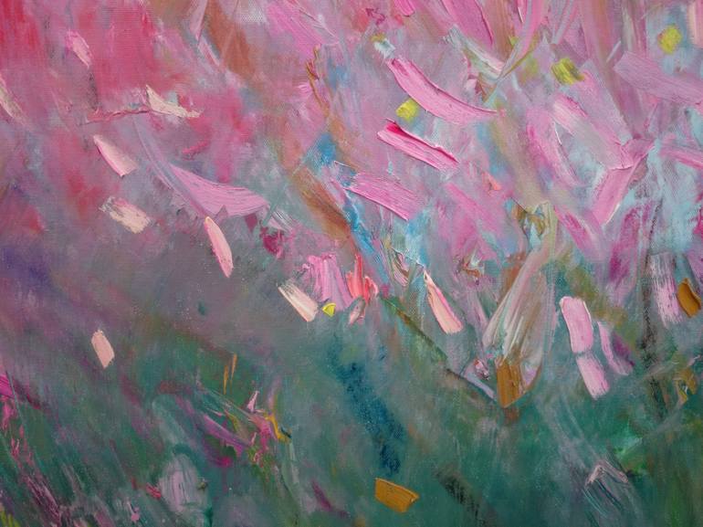 Original Impressionism Abstract Painting by Lilia Orlova-Holmes