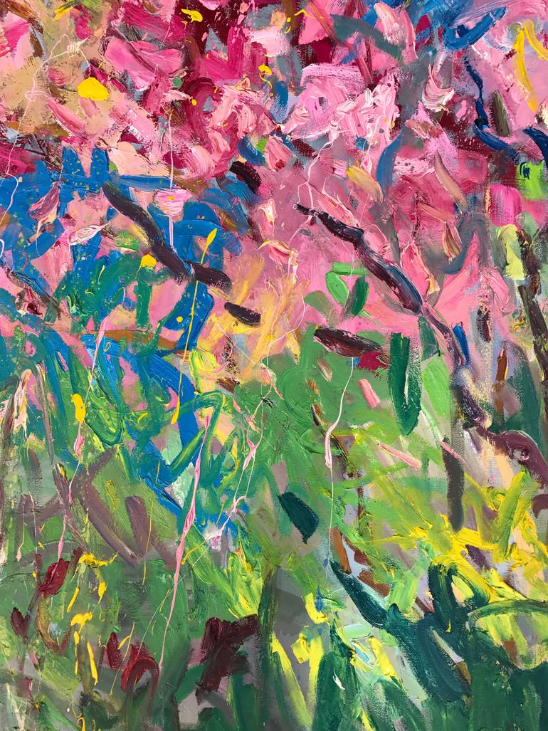 Original Expressionism Abstract Painting by Lilia Orlova-Holmes